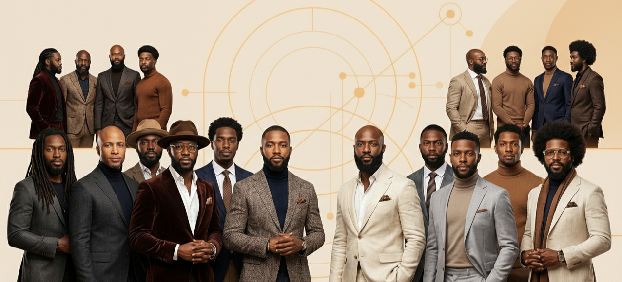 Brothers at a brunch event, connecting and smiling.